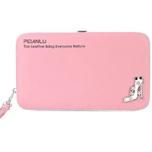 Load image into Gallery viewer, PIDANLU Long Pencil Case Holding Bag Ladies Card Wallet - Light Pink
