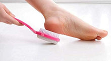 Load image into Gallery viewer, Foot Stone Brush Exfoliating Brush Shower Foot Srubber with Pumice
