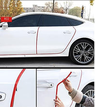 Load image into Gallery viewer, Car Door Protector Strip Red, Car Door Guards U Shape Rubber Seal Protector, Anti-Collision Anti-Scratch Waterproof Car Decorative Moulding Strips

