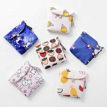 Load image into Gallery viewer, 5 Pcs Portable Sanitary Napkins Bag | Travel Pad Storage Bag for Cosmetic Jewelry Menstrual Cup Pouch Holder Organizer Women and Girls
