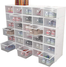 Load image into Gallery viewer, 6-Piece Stackable Shoes Storage Rack 30.2x21.5x12.5 Cm
