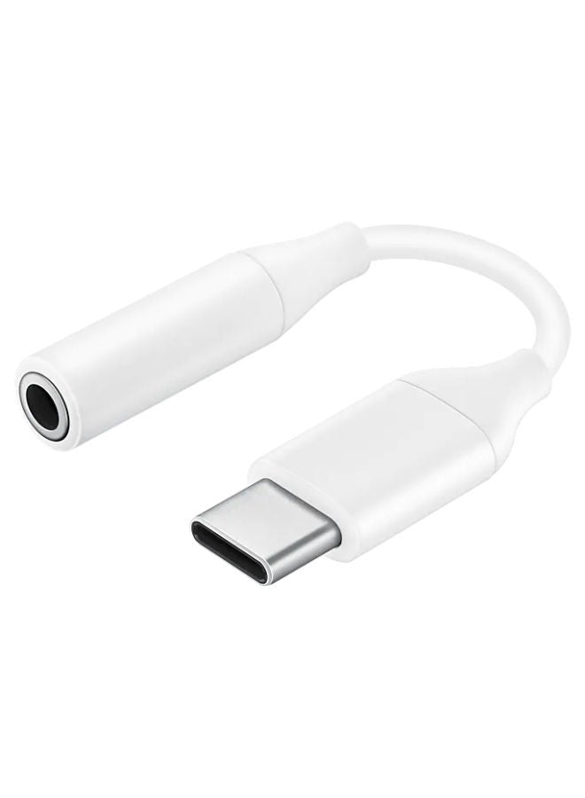 USB-C Headphone Jack Adapter White
