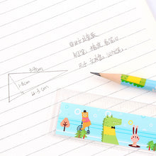 Load image into Gallery viewer, 1 Pcs Cartoon Character Led with Gift Car Shape Double Pencil Box for Kids
