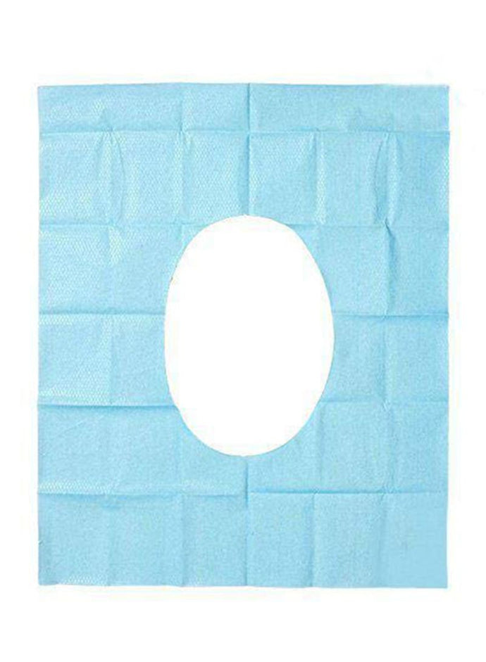 30-Piece Disposable Toilet Seat Covers Blue