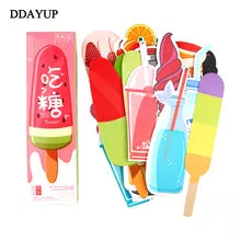 Load image into Gallery viewer, 10pcs lot Cute Kawaii Ice Cream Bookmark Stationery Gift Bookmarks Book Holder Korean Funny School Supplies Gift
