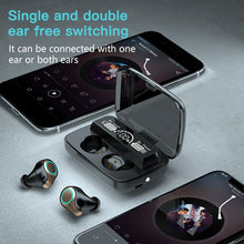 Load image into Gallery viewer, M18 TWS Wireless Earbuds Bluetooth V5.1 Headphones Stereo Waterproof HIFI Earbuds For Xiaomi Ios

