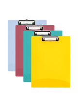 Load image into Gallery viewer, 4-Piece A4 Size Multifunctional Paper Clip Board Set Multicolour
