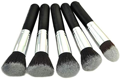 10 Pieces Makeup Brushes Set - Black