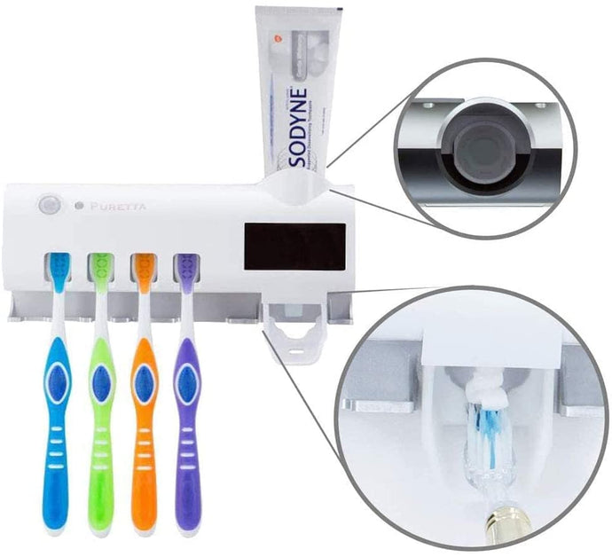 Toothbrush Sterilizing of Toothbrush Via UV Rays