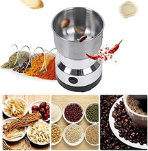 Load image into Gallery viewer, Manual Coffee Grinders - Electric Coffee Grinder Electric Kitchen Cereals Nuts Beans Spices Grains Grinder Machine Multifunctional Home Coffee Grinder (Light Grey)
