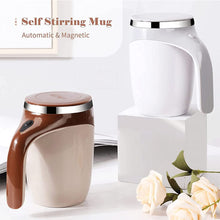 Load image into Gallery viewer, Self Stirring Mug With Lid Automatic Magnetic Stirring Coffee Cup
