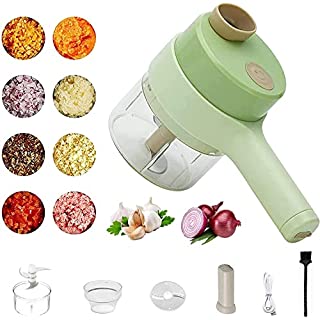 4 in 1 Multifunctional USB Rechargeable Handheld Electric Vegetable Cutter Set