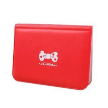 Load image into Gallery viewer, Crossten butterfly print credit wallet, card holder, 12 card slots RED
