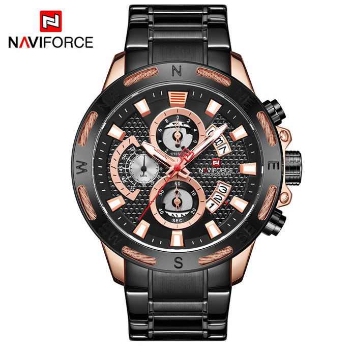 Men's Stainless Steel Chronograph Watch Nf9165