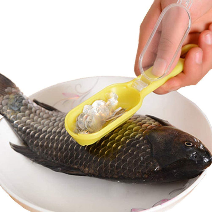 Fish Clean Scaler with Clear Cover