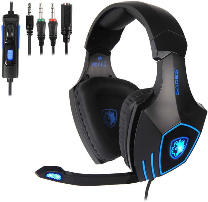Sades Wired Gaming Headphone With Microphone
