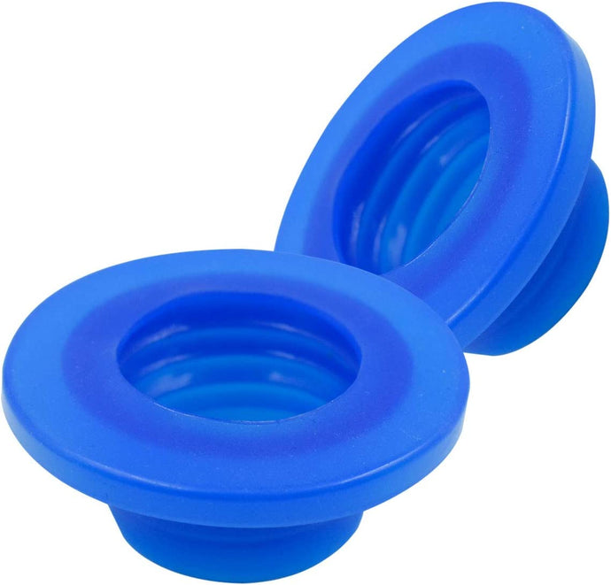 2 Pack Pipe Drain Valve Silicone Stopper, Silicone Seal Plug Kitchen Sealing Ring Washer Drain Machine Drain Multipurpose Pipe Connector Bathroom Kitchen Laundry (Blue