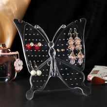 Load image into Gallery viewer, Acrylic Butterfly Shape Earrings Jewelry Display Stand
