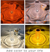 Load image into Gallery viewer, Crystal Diamond Table Lamp, Touch Control
