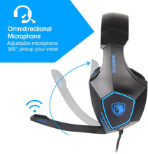 Load image into Gallery viewer, Sades Wired Gaming Headphone With Microphone
