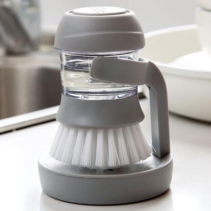 Creative automatic liquid pot washing brush artifact household kitchen cleaning brush cleaning pots and bowls smoking brush