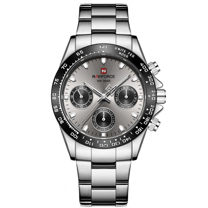 Men's Stainless Steel Chronograph Watch Nf9193M