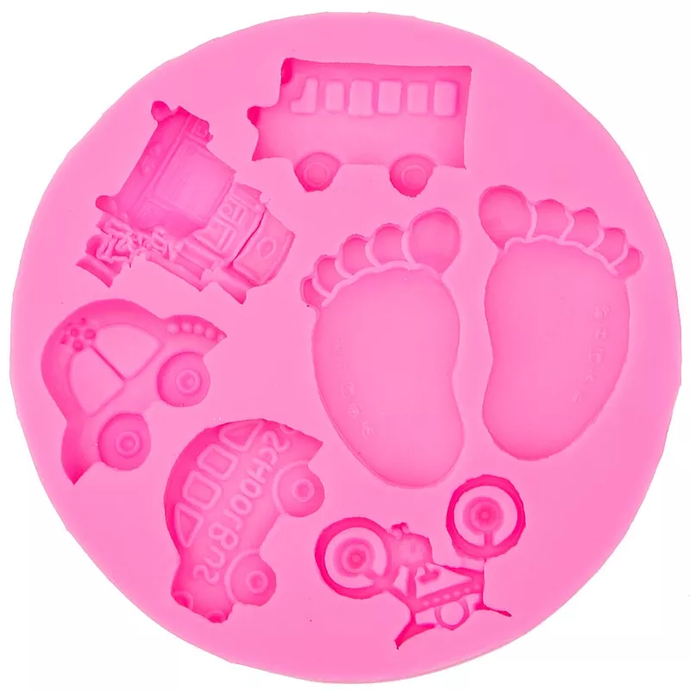 Baby Feet Footprint Silicone Mold Cake Decorating Tools