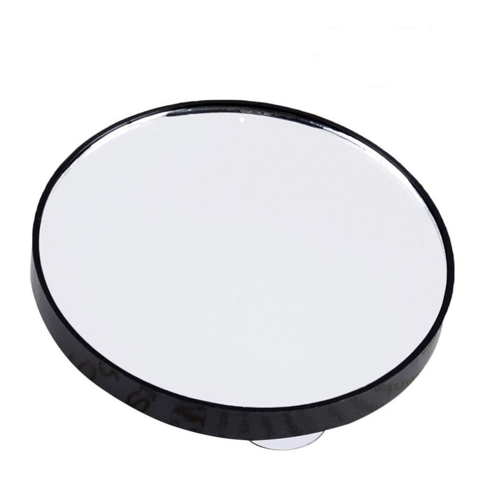OUTAD Two Suction Cup Magnification Makeup Mirror Black 5X