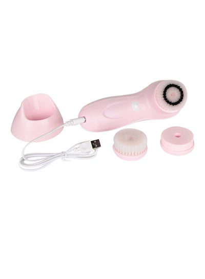 Electric Face Cleansing Tool Pink/White