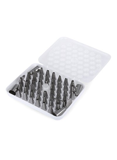 52-Piece Piping Nozzles Tips Set Silver