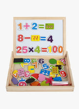 Load image into Gallery viewer, Mu Mama Children&#39;s Puzzle Early Learning Toys Multipurpose Wooden Children&#39;s Digital Shape Drawing Board
