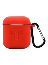 Load image into Gallery viewer, Protective Silicone Case Cover With Carabiner For Apple AirPods
