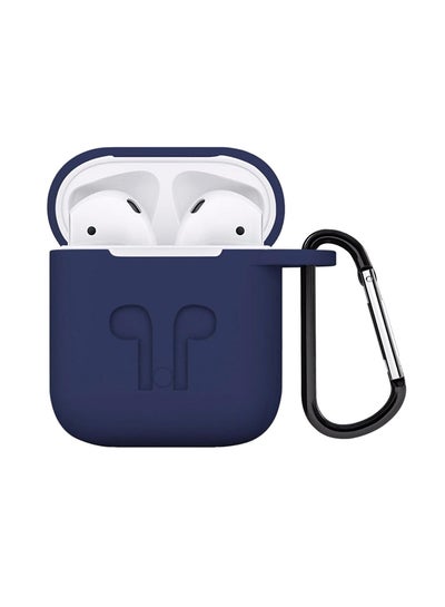 Protective Silicone Case Cover With Carabiner For Apple AirPods