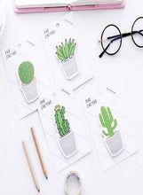 Load image into Gallery viewer, Potted Plant Style Sticky Note Paper Schedule Marker Stationery Supply
