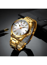 Load image into Gallery viewer, CURREN Men&#39;s Stainless Steel Analog Wrist Watch 8320 46 mm Gold
