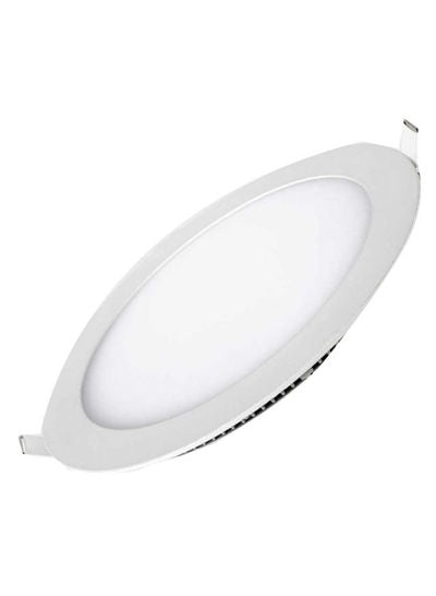 15 Watts Round Panel Slim LED Ceiling Light White 8x18cm