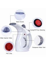 Load image into Gallery viewer, 2-In-1 Mini Portable Garment Facial Ironing Steamer
