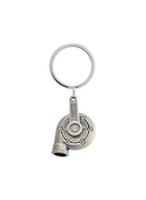 Load image into Gallery viewer, Turbo Metallic Keychain Silver
