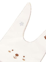Load image into Gallery viewer, 20pcs Rabbit Ears Cute Plastic Bag Door Gift Goodies Bag White &amp; Brown 20-Piece Cute Rabbit Ear Cookie Bag Set 13cm×22cm - White
