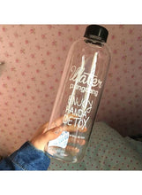 Load image into Gallery viewer, Portable Sport Travel Water Bottle Clear 1L
