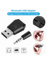 Load image into Gallery viewer, Wireless Dongle USB Receiver Bluetooth 4.0 Adapter for PS4 Controller Headphone
