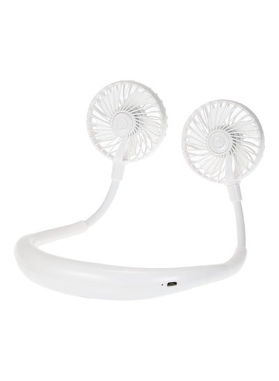 Portable Neck Fan 3 speeds can be selected to meet your different needs for wind power HQD-194 White