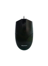 Load image into Gallery viewer, Usb Wired Mouse Contoured shape designed for all-day comfort in either hand Black
