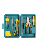 Load image into Gallery viewer, 12-Piece Household Repairing Tool Set With Storage Case Multicolour 20.00X4.00X14.00cm
