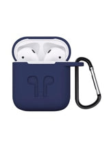 Load image into Gallery viewer, Protecting Case Cover For Apple AirPods With Carabiner Blue
