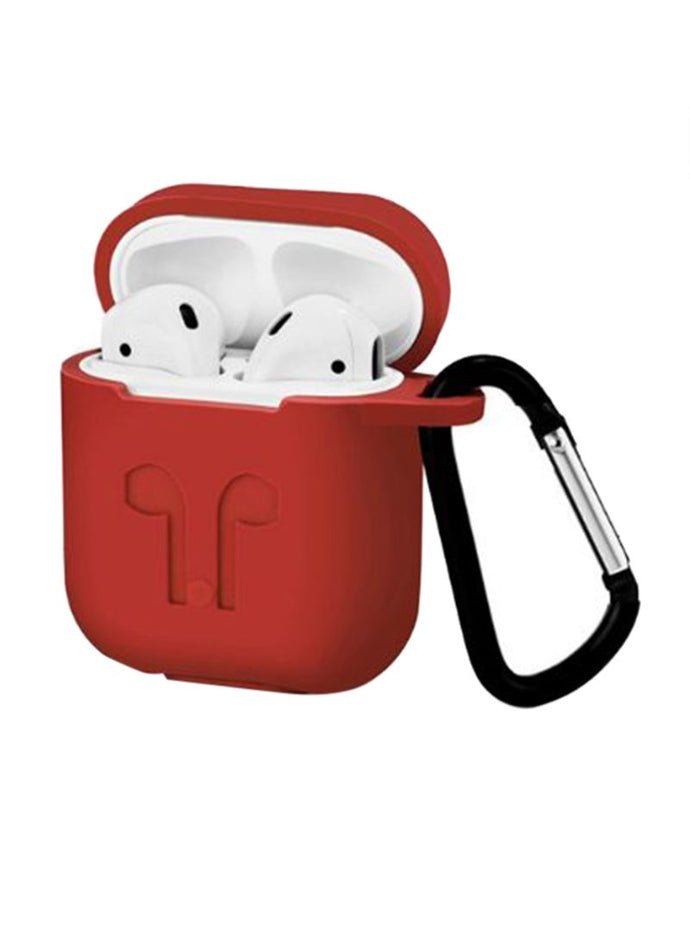 Protective Case Cover With Carabiner For AirPods