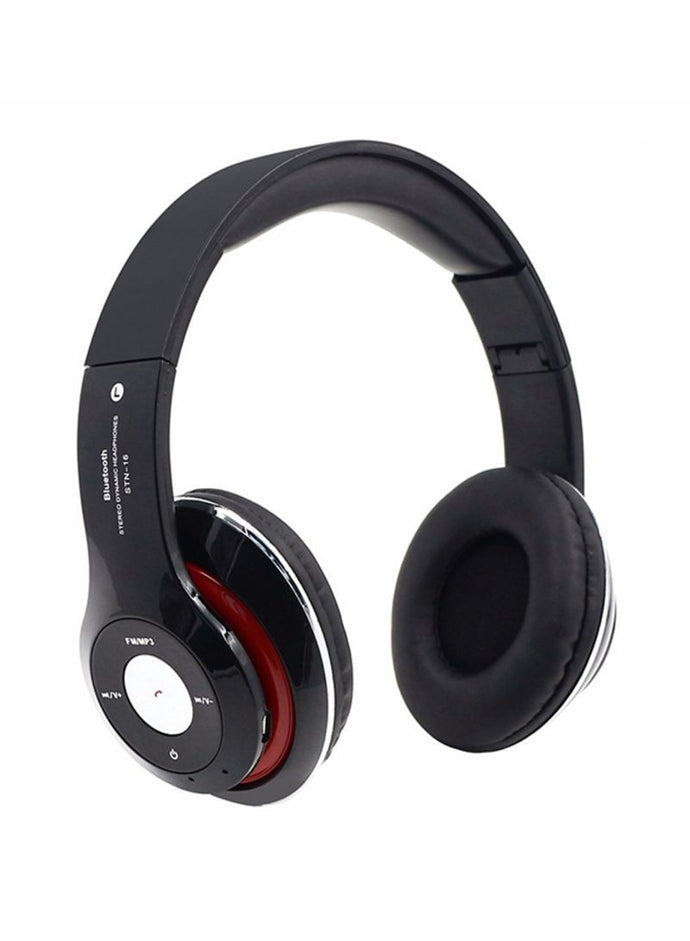 STN-16 Over-Ear Bluetooth Headset With Mic Black