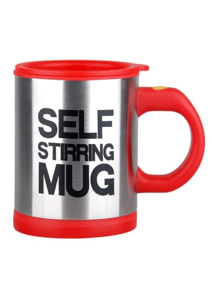Self Stirring Mug Red