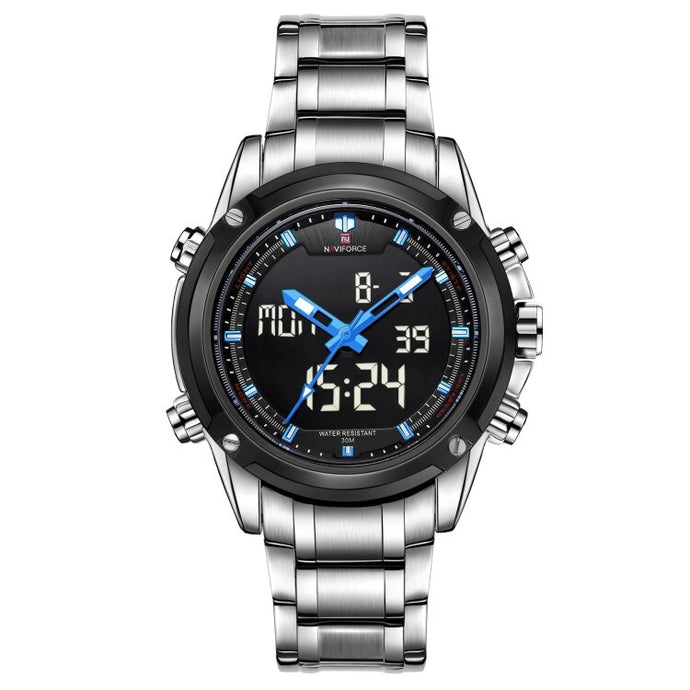 Men's Analog/Digital Stainless Steel Watch NF9050