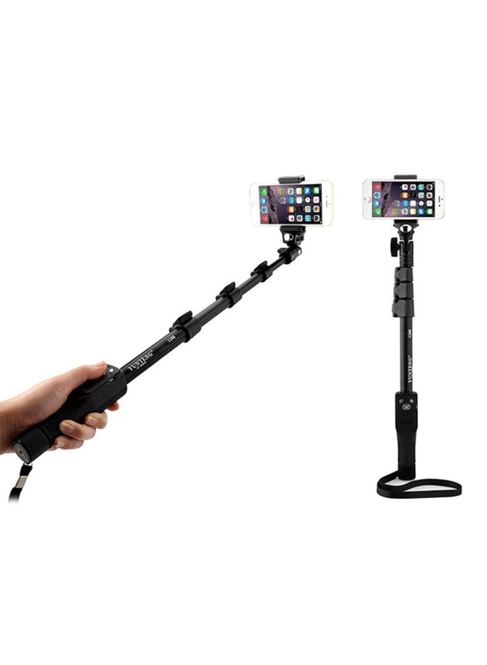 Yungteng Bluetooth Monopod Selfie Stick Black